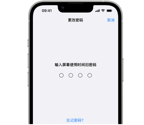 巧家iPhone屏幕维修分享iPhone屏幕使用时间密码忘记了怎么办 