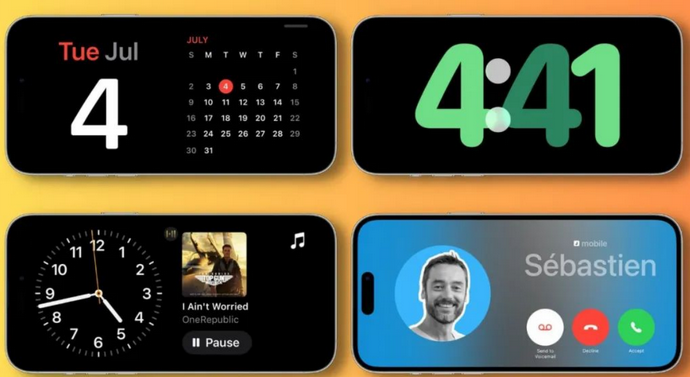 巧家苹果手机维修分享iOS17横屏充电待机显示有什么好处 
