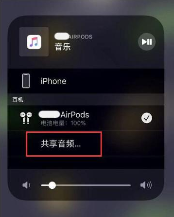 巧家苹果14音频维修点分享iPhone14音频共享设置方法 