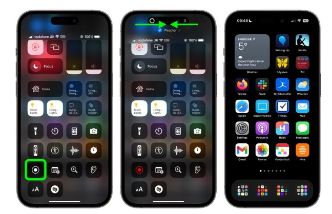 巧家苹果手机维修分享iPhone14录屏如何隐藏灵动岛和红色指示器 