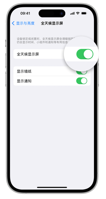 巧家苹果14维修店分享如何自定义 iPhone 14 Pro 常亮显示屏 