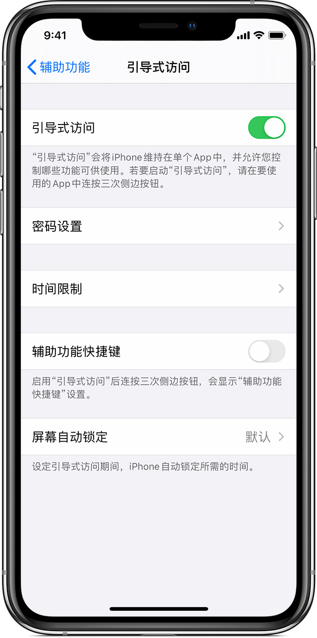 巧家苹果手机维修分享如何在 iPhone 上退出引导式访问 