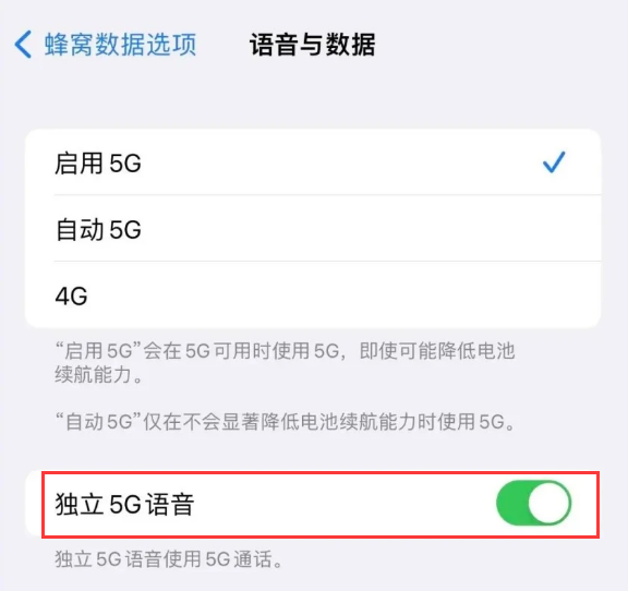 巧家苹果14维修分享iPhone 14 Pro如何开启VoNR 