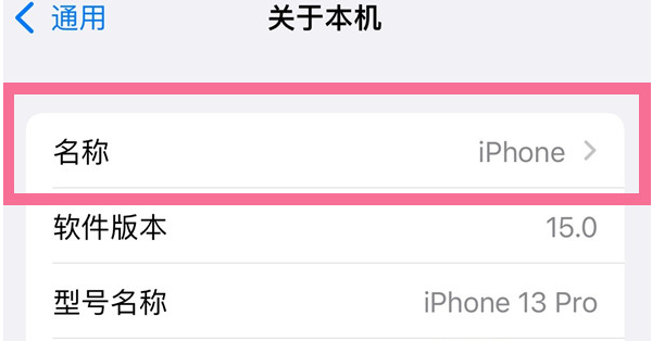 巧家苹果13维修分享iPhone 13热点名字设置教程 